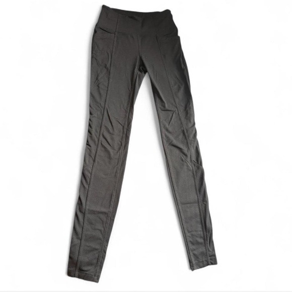 Athleta black leggings with side pockets and back pockets size XXS - Picture 4 of 8